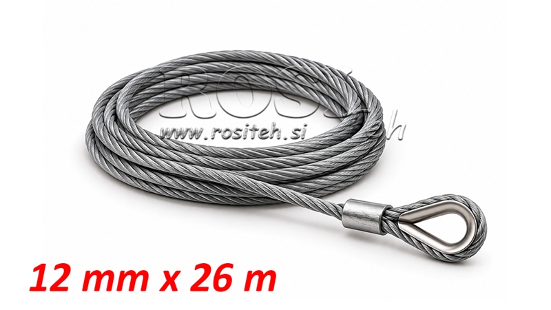 STAALKABEL VOOR LIER RS-20000 - 9100 kg