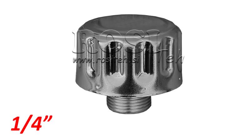 METAAL VULLENDE PLUG MET VENT 1/4''