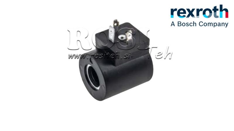 ELECTROMAGNETISCHE SPOEL 12V DC - fi 15.75mm-41mm IP65