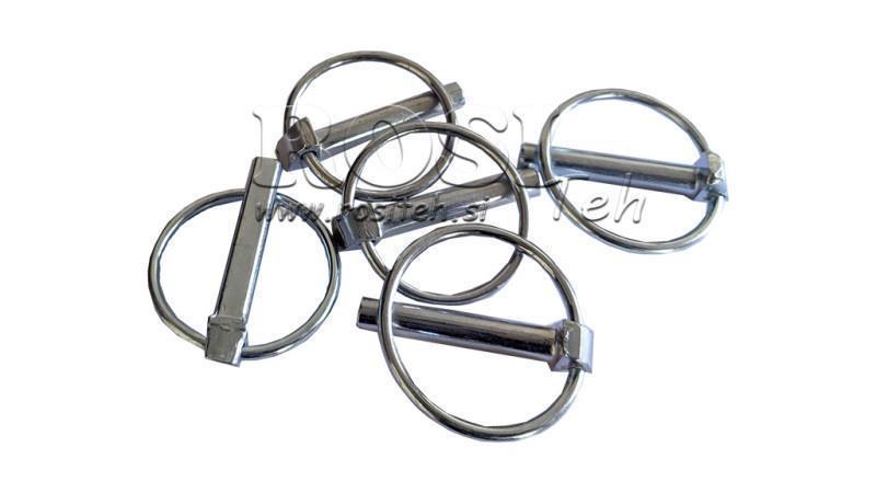 SET VAN VEILIGHEIDSKLIPS ROND fi 8.0 mm (5st)