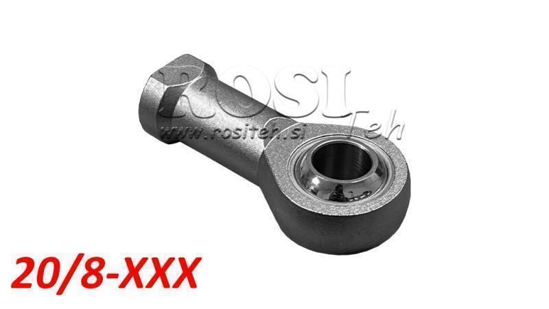 DI MONTERING VOOR PNEUMATISCHE CYLINDER PCAI 20/8 (M8x1.25)