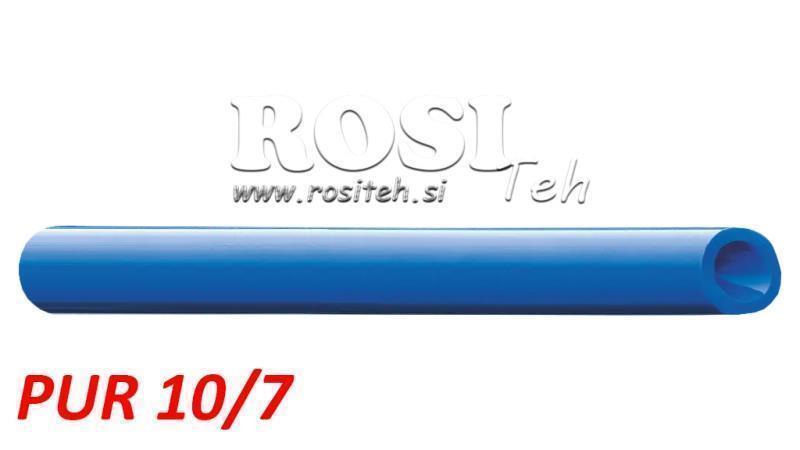 PU 10/7 PUR BLAUWE LUCHT SLANG POLYURETHAAN