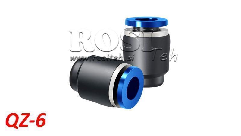 PNEVMATSKI VTIČNI ZAPORNI ČEP TPA BREZ NAVOJA QZ-6