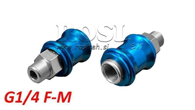 PNEUMATISCHE HANDSLIDEKLEP 3/2 PRRS G1/4 F-M