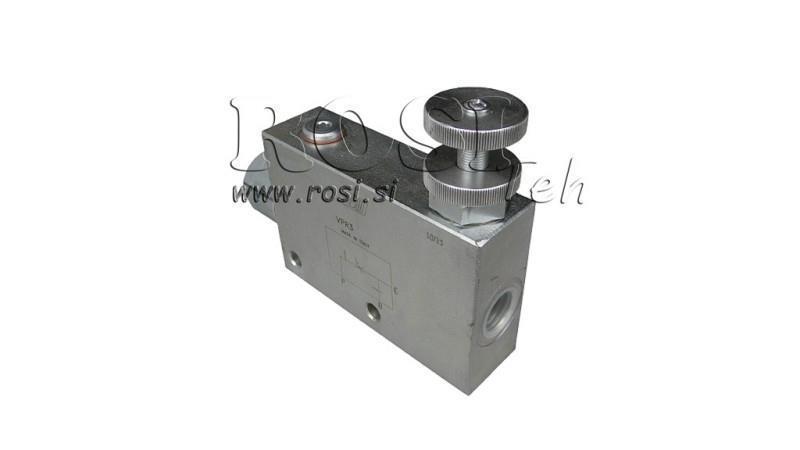 PRIORITEIT KLEP VPR3 3/8 open lijn