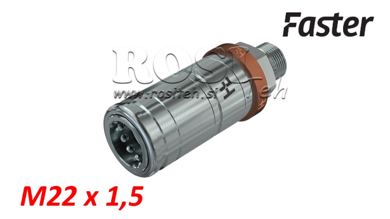 HITRA SPOJKA TRACTOR ŽENSKA 3CFPV PUSH - PULL M22x1,5