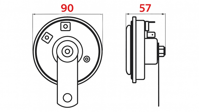 SIRENA TIP 1 - HUPA 12V