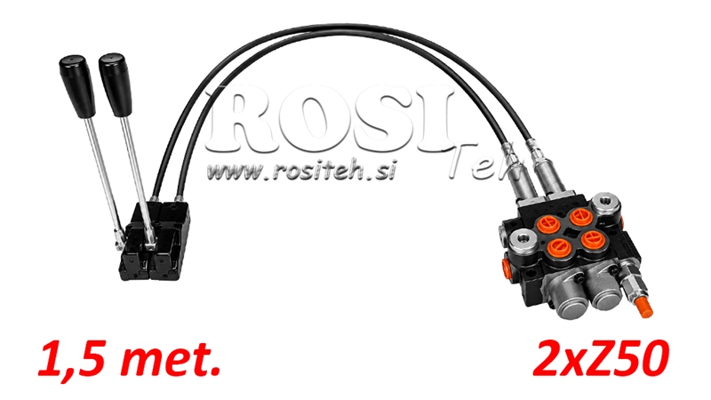 KIT 2XZ50 + JOYSTICK 1 POS L1500