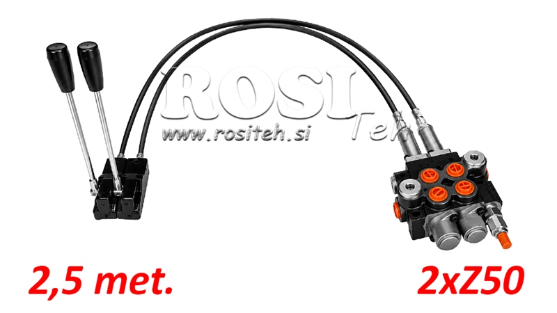 KIT 2XZ50 + JOYSTICK 1 POS L2500