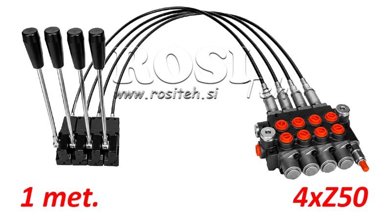 KIT 4XZ50 + JOYSTICK 1 POS L1000