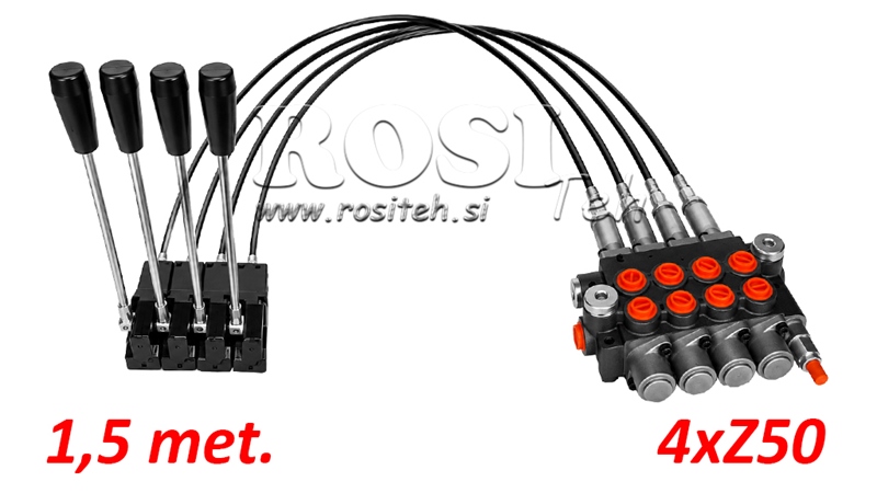 KIT 4xZ50 + JOYSTICK 1 POZ L1500