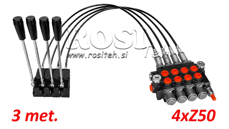 KIT 4XP40 + JOYSTICK 1 POS L3000