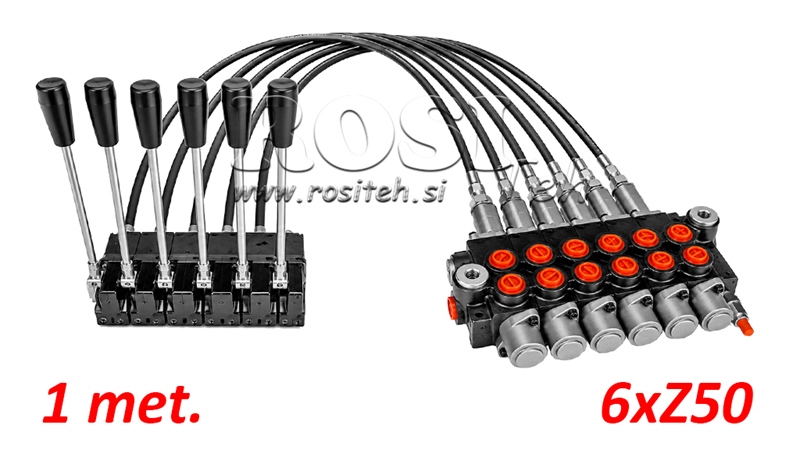 KIT 6xZ50 + JOYSTICK 1 POZ L1000