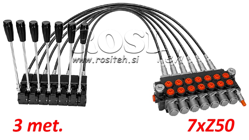 KIT 7XZ50 + JOYSTICK 1 POSITIE L3000