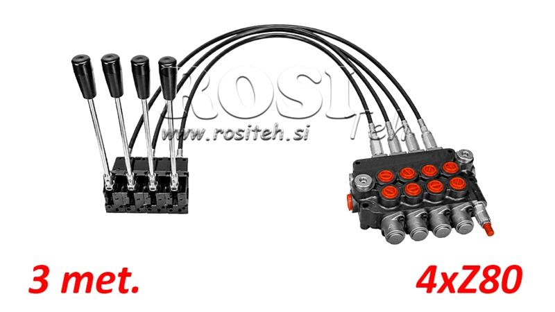 KIT 4xZ80 + JOYSTICK 1 POZ L3000
