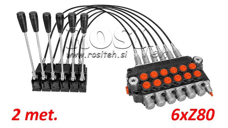 KIT 6XZ80 + JOYSTICK 1 POSITIE L2000