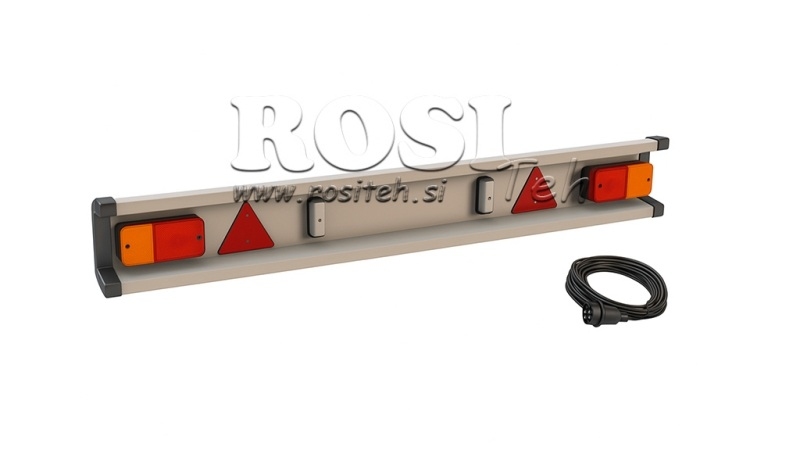 AANHANGER BUMPER MET LICHTEN 2150mm