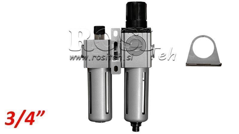 PNEUMATISCHE VOORBEREIDINGSEENHEID 600 G3/4 40µ 0-10b