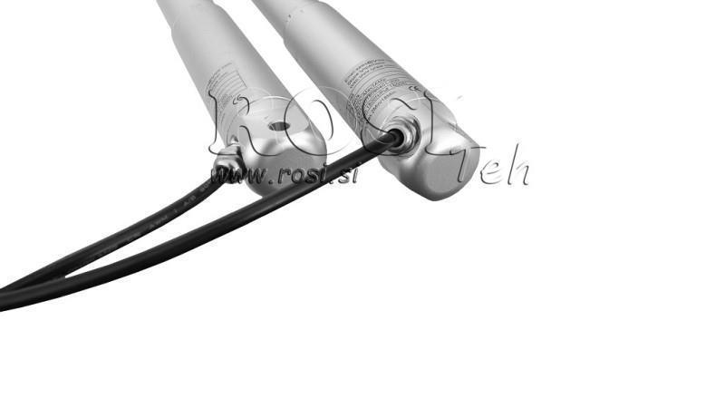 ELEKTRISCHE CYLINDER 12V 150kg-5mm/sec SLAG 600mm