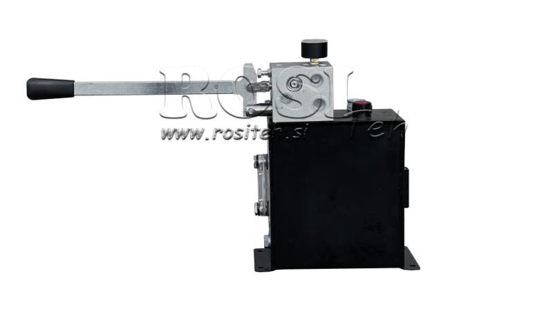 HYDRAULIK RVBR AUTOMATISCHES VENTIL FÜR FEDERZYLINDER MIT RESERVOIR UND NOTHEBEL