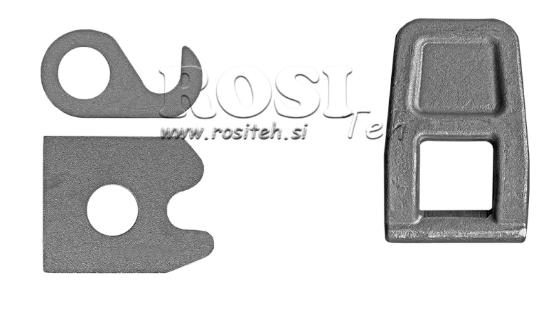 SCHARNIER MIT ÖFFNUNG VON UNTEN