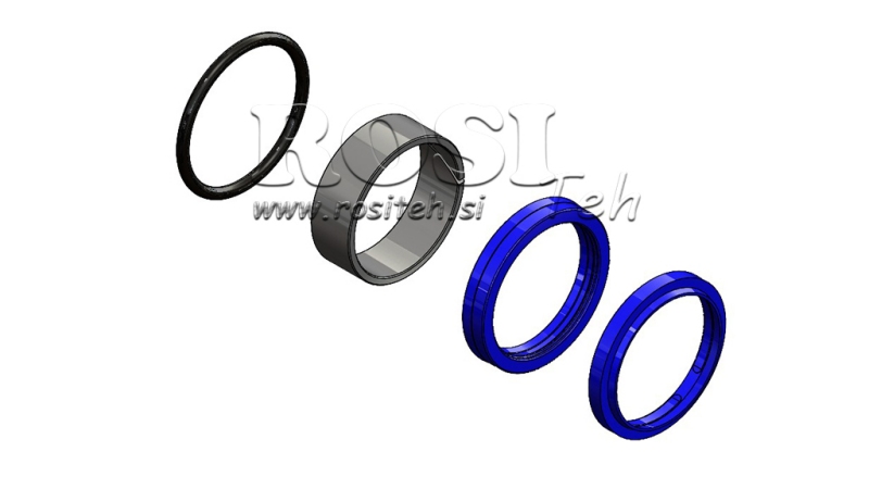 PAKKINGSET VOOR HYDRAULISCHE CILINDER MONO 60/50