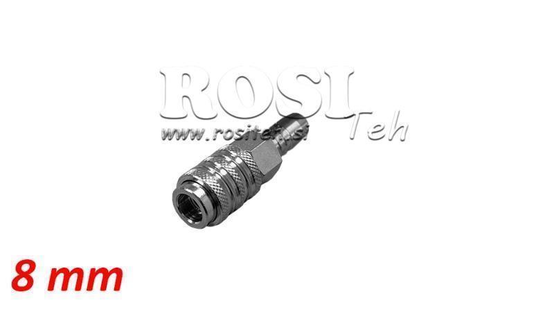 PNEUMATICKÉ RYCHLOUPÍNACÍ KONEKTOR ŽENSKÝ SPRUCE 8mm - DN7.2