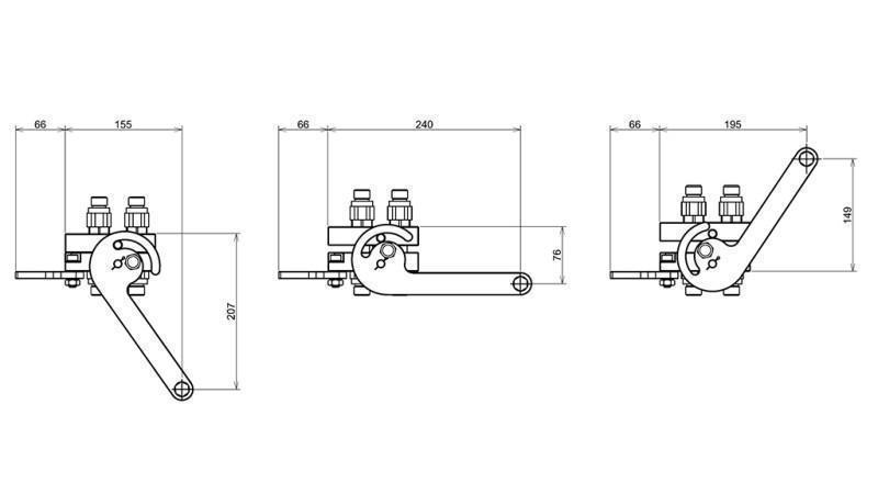 MULTI-FASTER KOPPELING 4-weg BSP1/2 COMPLEET NIEUWE TYPE
