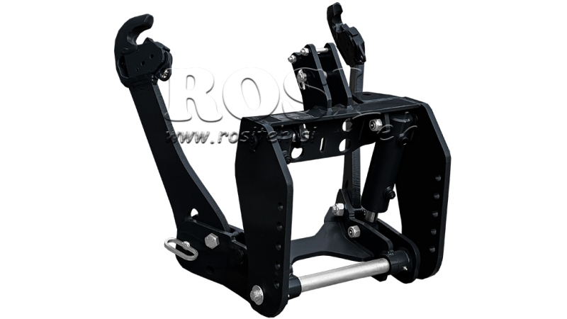UNIVERSELE AANBOUWSET FRONTHEF CAT. 2 VOOR TRACTOR 1500KG ZWART (RAL 9005)