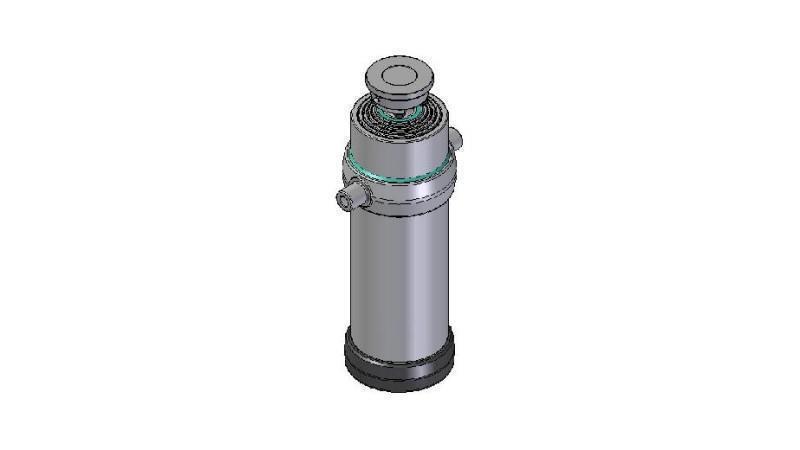 5038S - TELESCOPISCHE CYLINDER STANDAARD/BAL 5 FASES SLAG 2240 DIAMETER 215