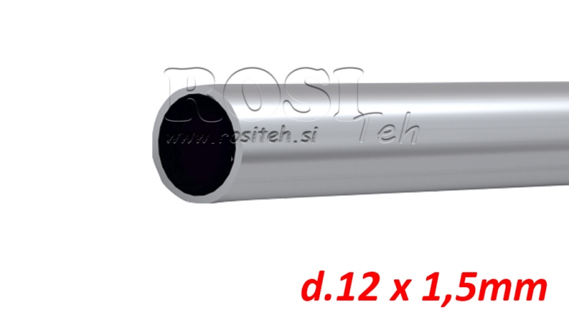 HYDRAULISCHE SLANG METAL d.12 x 1.5mm