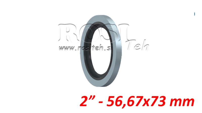 MOER MET RUBBEREN AFDICHTING 2 - 56.67x73 mm