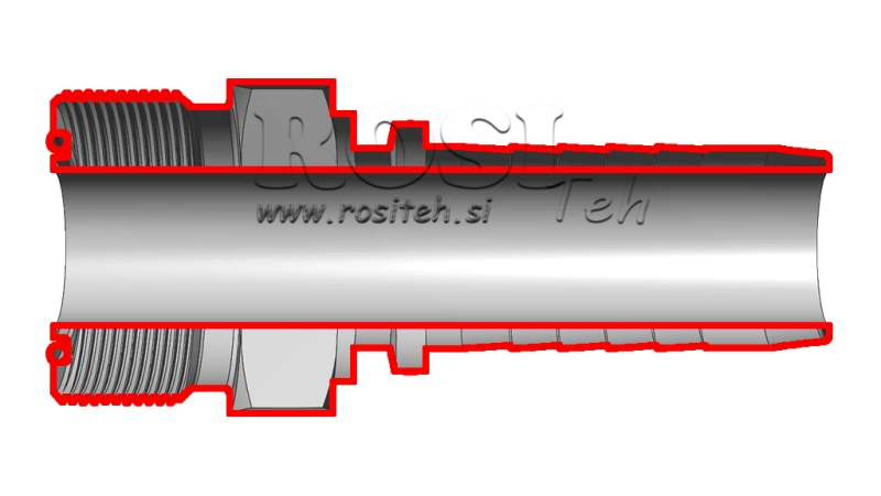 HYDRAULISCHE AANSLUITING AGORFS MAN DN6-9/16-18