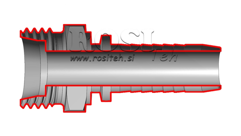 HYDRAULISCHE AANSLUITING CES 16 S MAN DN12-M24X1,5
