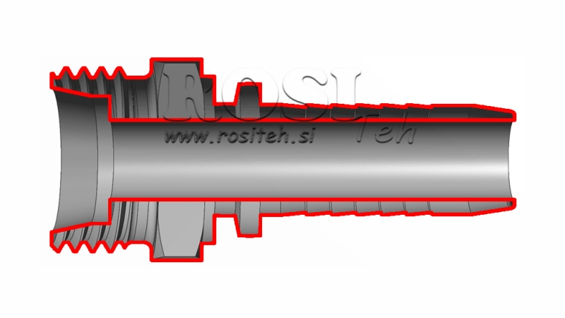 HIDRAVLIČNI PRIKLJUČEK CEL 6 L MOŠKI DN6-M12x1,5