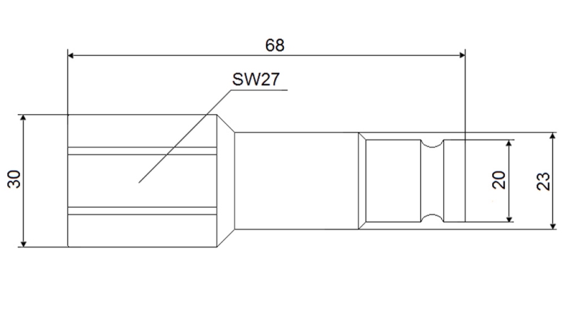 SNELKOPPELING GRAVER FFH MAN 1/2 LICHT