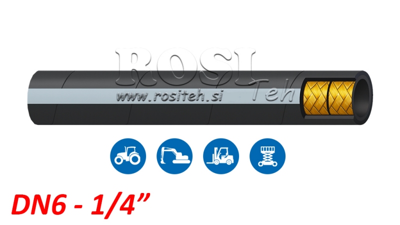 HIDRAVLIČNA CEV DN6 2SN (1/4) 400BAR