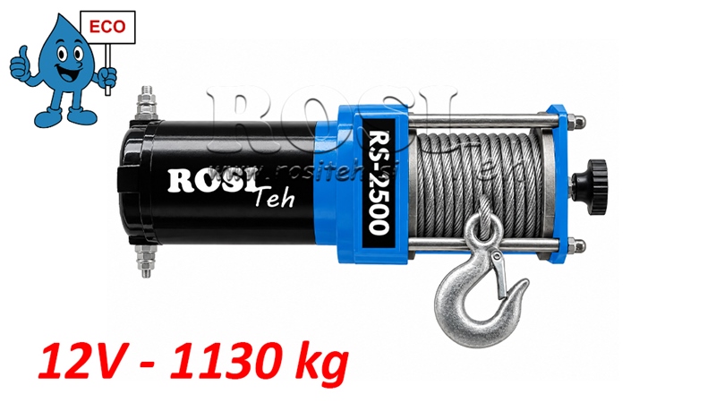 12 V ELEKTRISCHE LIER RS-2500 - 1130 kg - ECO