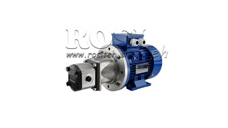 HYDRAULISCHE POMP SAMENSTELLING GROEP 1 5.8 ccm ELEKTRISCHE MOTOR 2.2 KW (stroom = 8.2 liter/min)