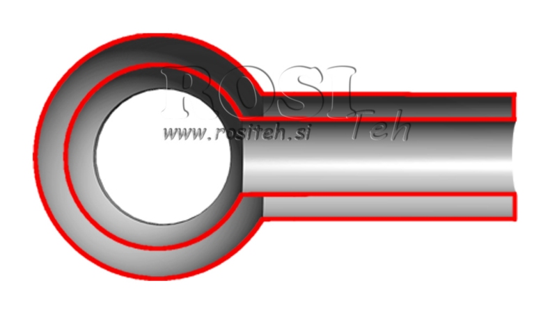 KOVINSKA CEV BANJO 1/2 45mm