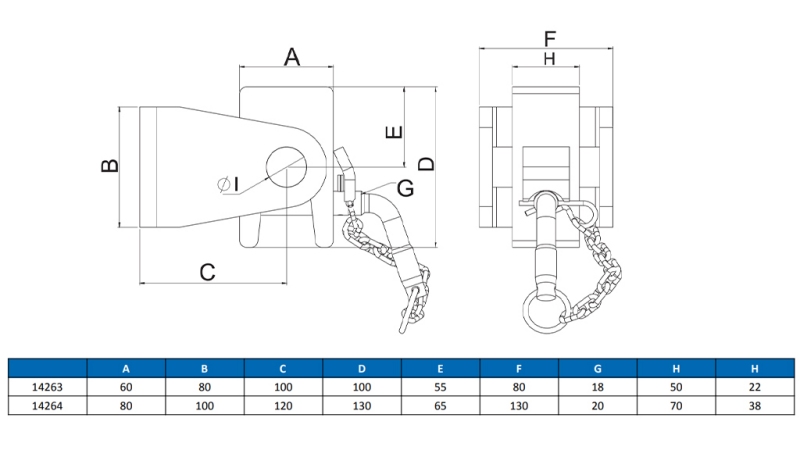 CARRIER DUMP TRUCK KESONA FORKLIFT 80x100mm eco