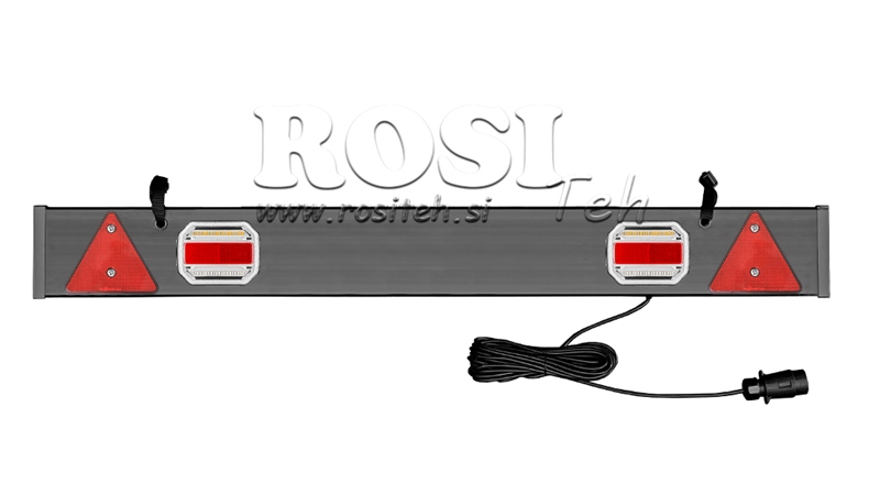 COMPLETE LED-VERLICHTINGSET VOOR AANHANGWAGENS 12/24V