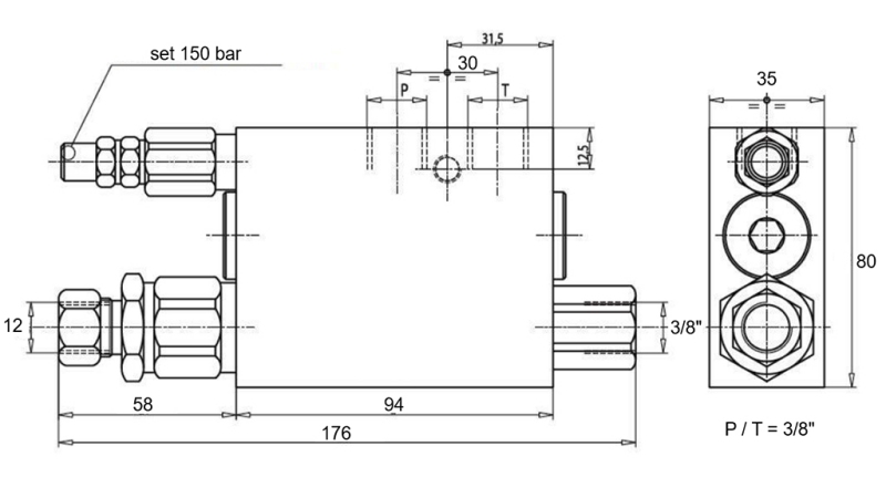 HYDRAULICKÝ VÁLEC 60/40-180 S PŘEPÍNAČÍM VENTILEM – PLUH NA ZPRACOVÁNÍ PŮDY