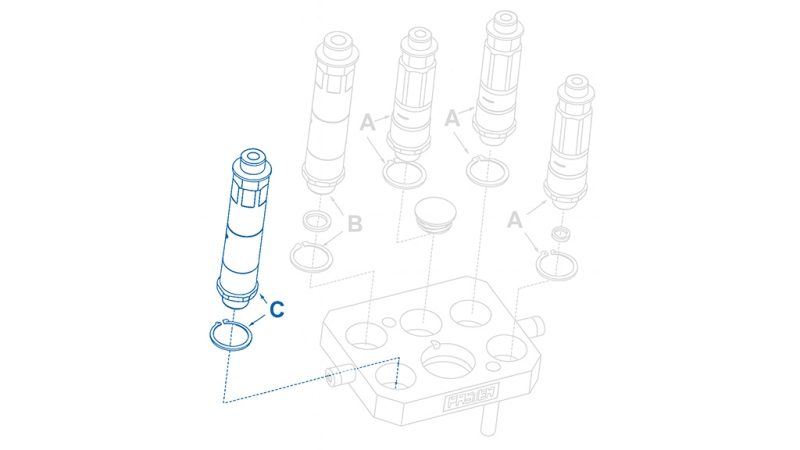 SNELKOPPELING MANNELIJK VOOR MULTI-FASTER 9/16 3PLK 3PLV C MOBIEL DEEL