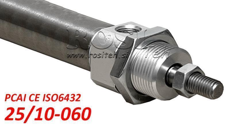 PNEUMATISCHE CYLINDER PCAI 25/10-060 CE ISO6432