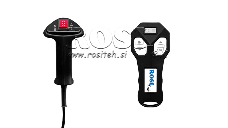 12 V ELEKTRISCHE LIER RS-8000 - 3620 KG - STAALKABEL - ECO