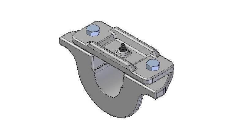 BEVESTIGING VOOR TELESCOPISCHE CYLINDER FI50-A
