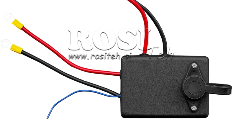 12 V ELEKTRISK VINSJ RS-3500 - 1585 kg - SYNTETISK TAU - ECO