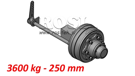 HALF-AS MET REMMEN 3.600 KG L.250 MM