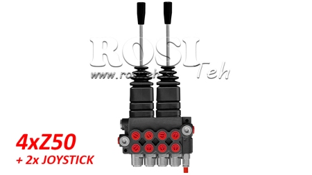 HYD. KLEP 4XZ50 + 2X JOYSTICK